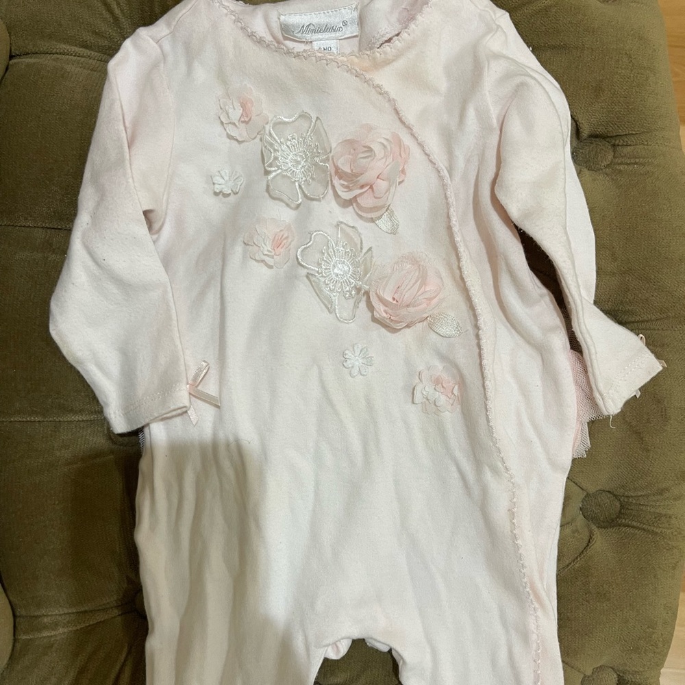 Miniclasix baby long sleeve onsie